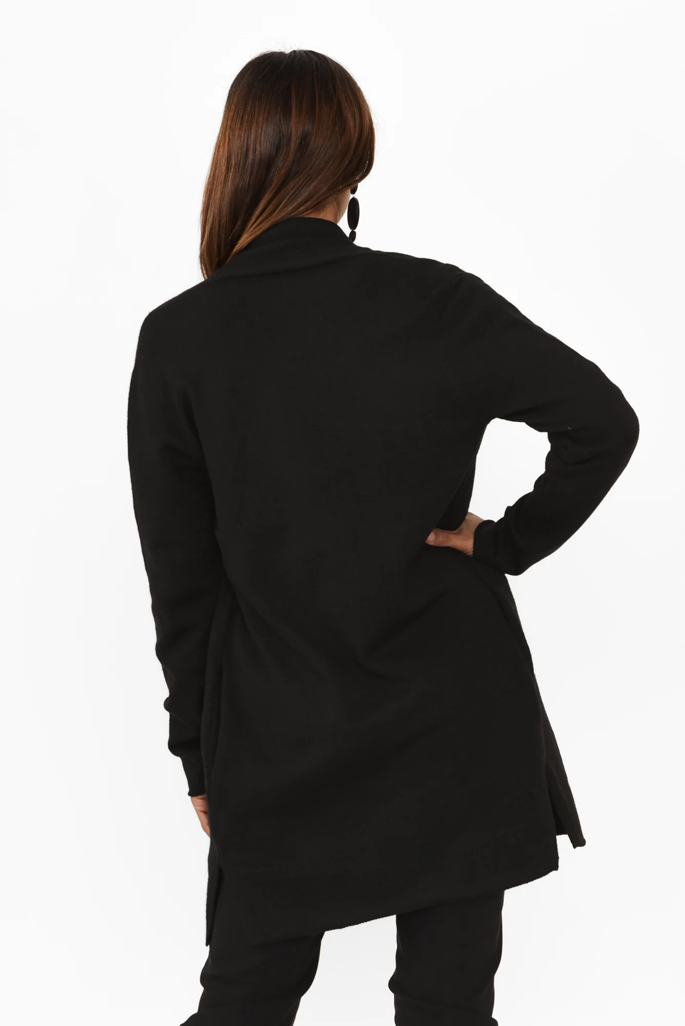 Aimer Black Button Cardigan - Image 5