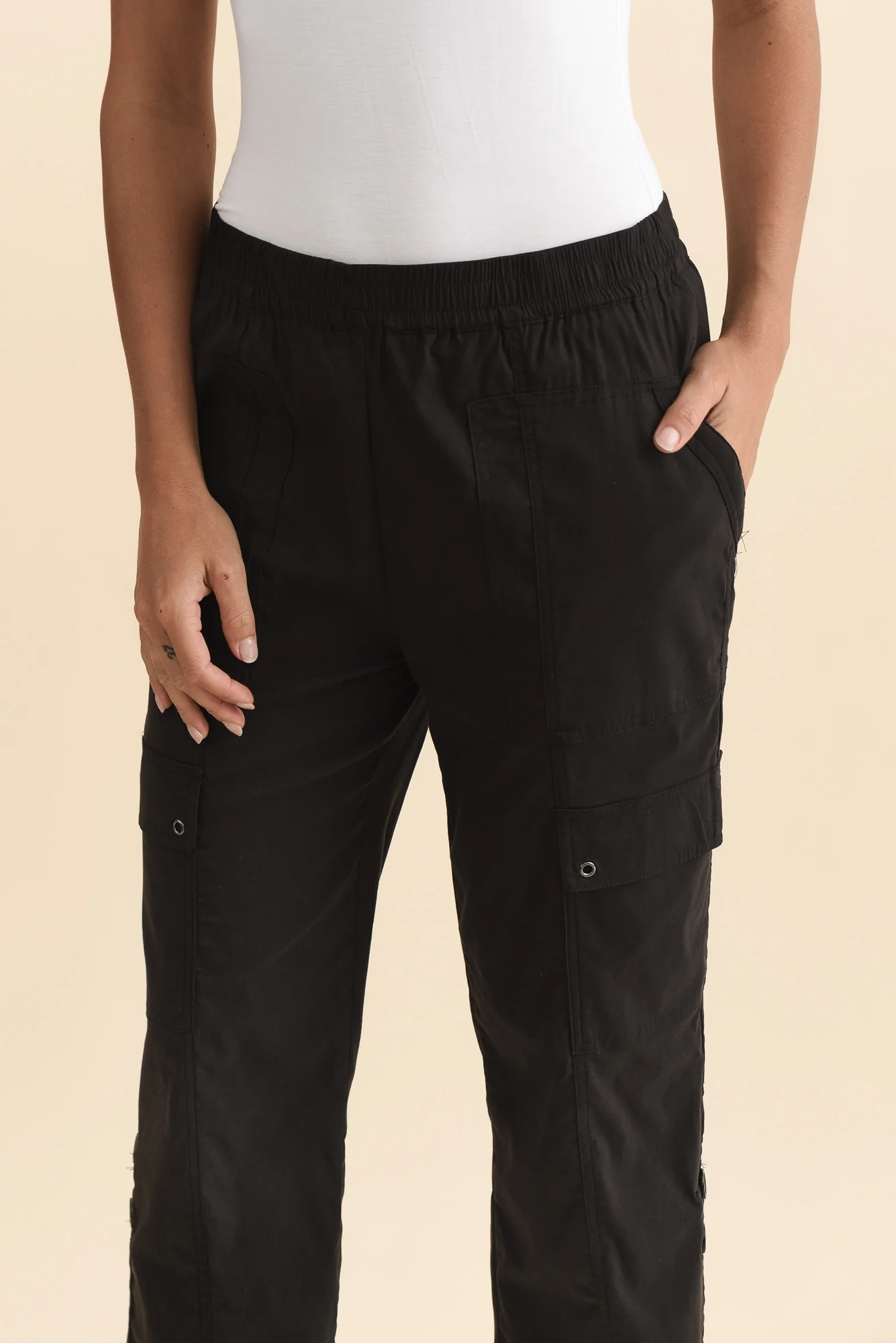 Air-Lite Black Stretch Cargo Pants - Image 5