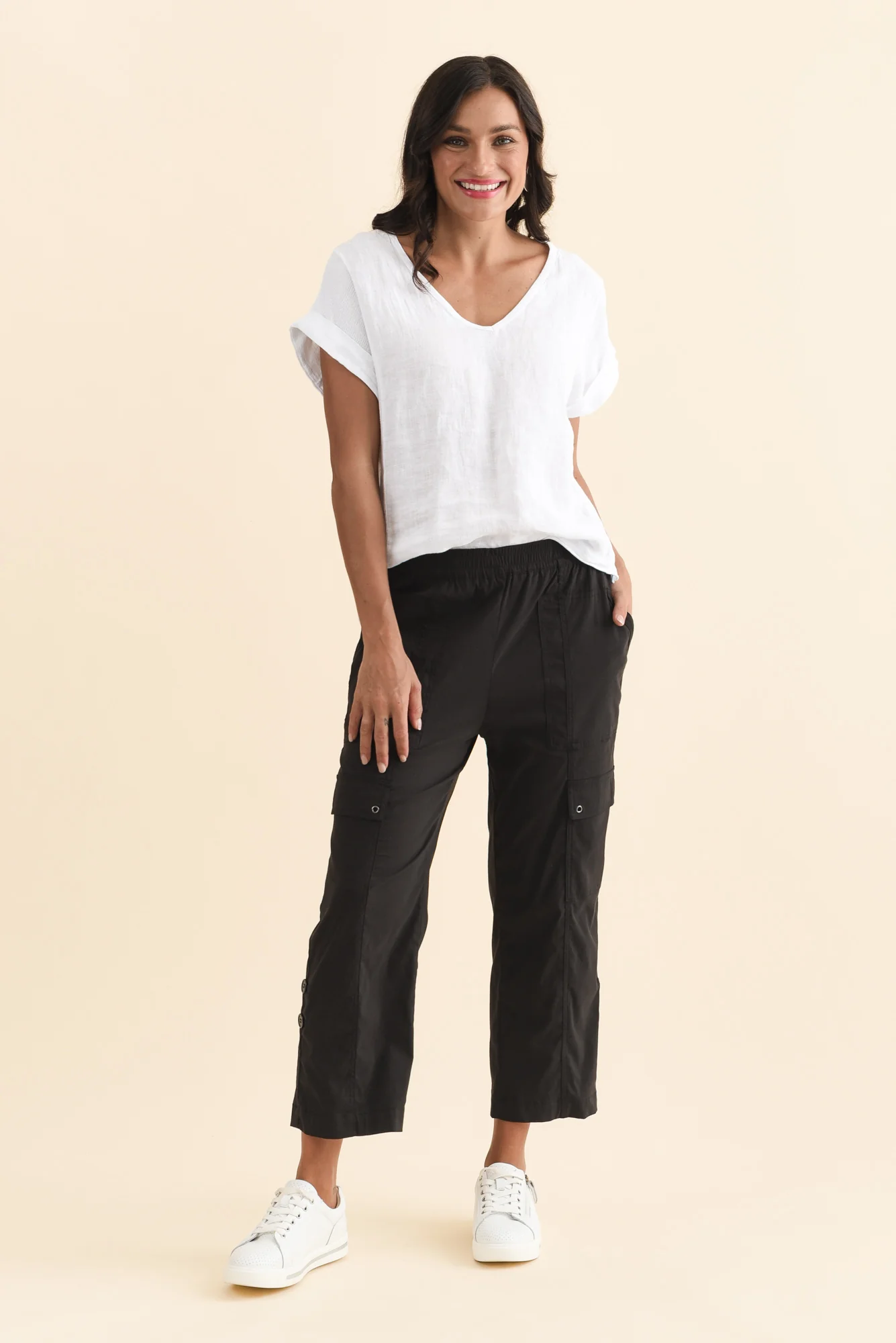 Air-Lite Black Stretch Cargo Pants - Image 6