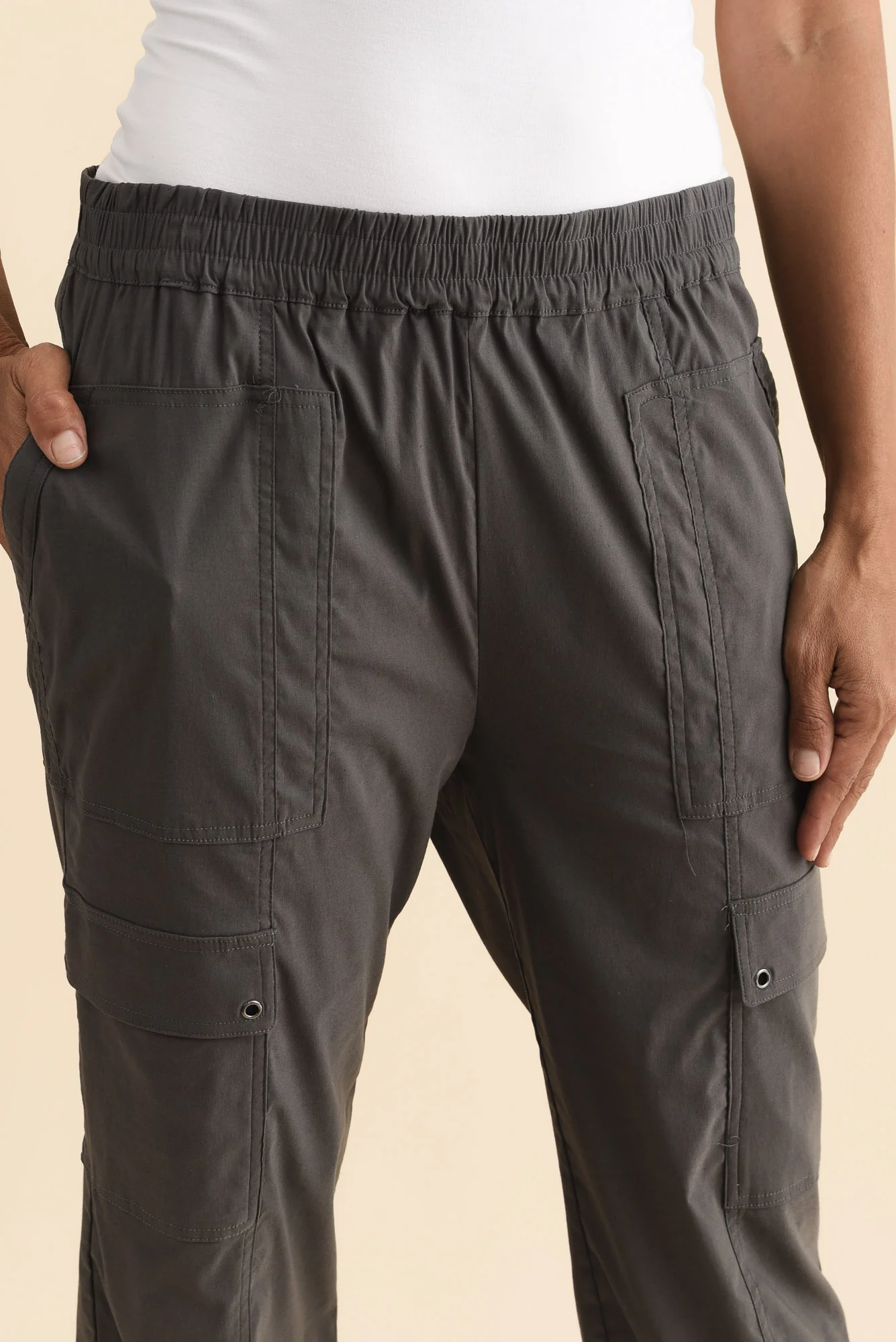 Air-Lite Charcoal Stretch Cargo Pants - Image 5
