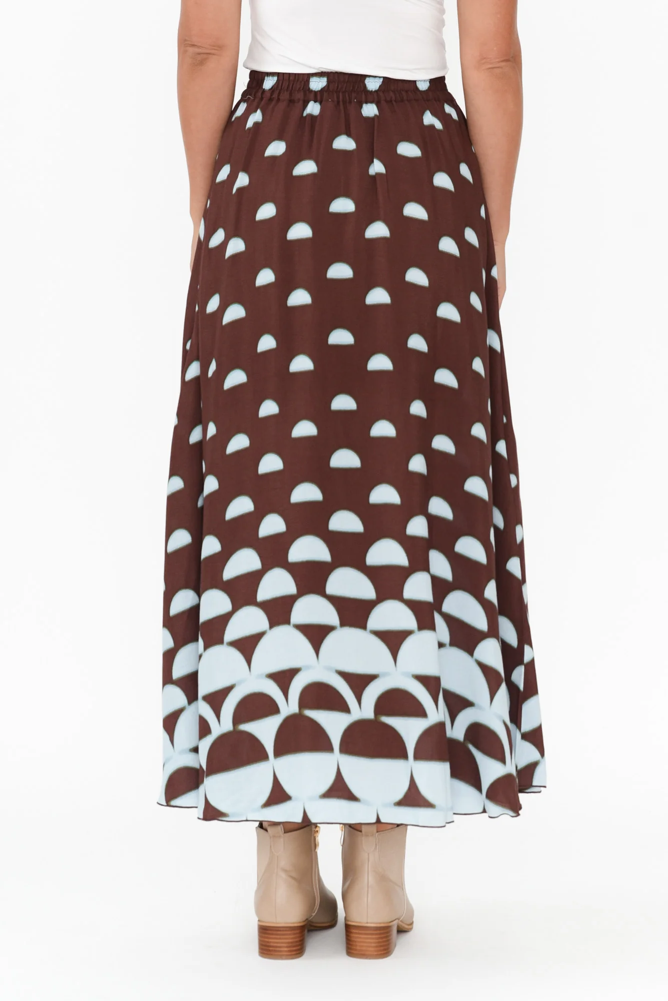 Alias Brown Geo Skirt - Image 4