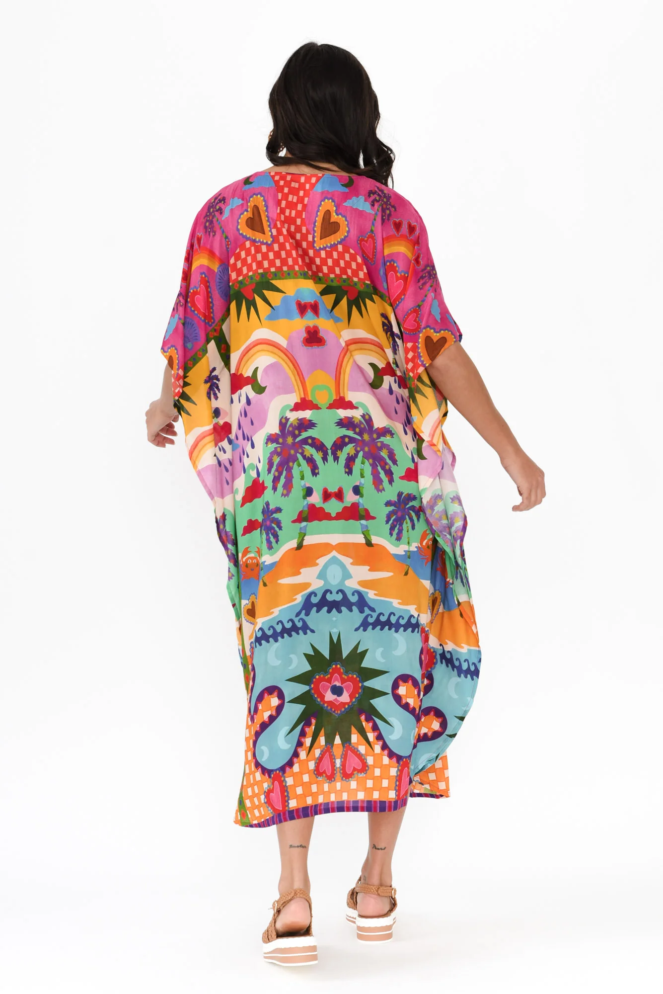 Ariel Pink Tropical Kaftan - Image 4