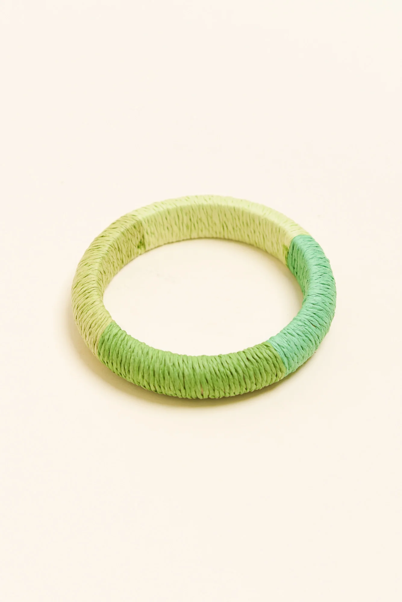 Barbados Green Woven Bangle