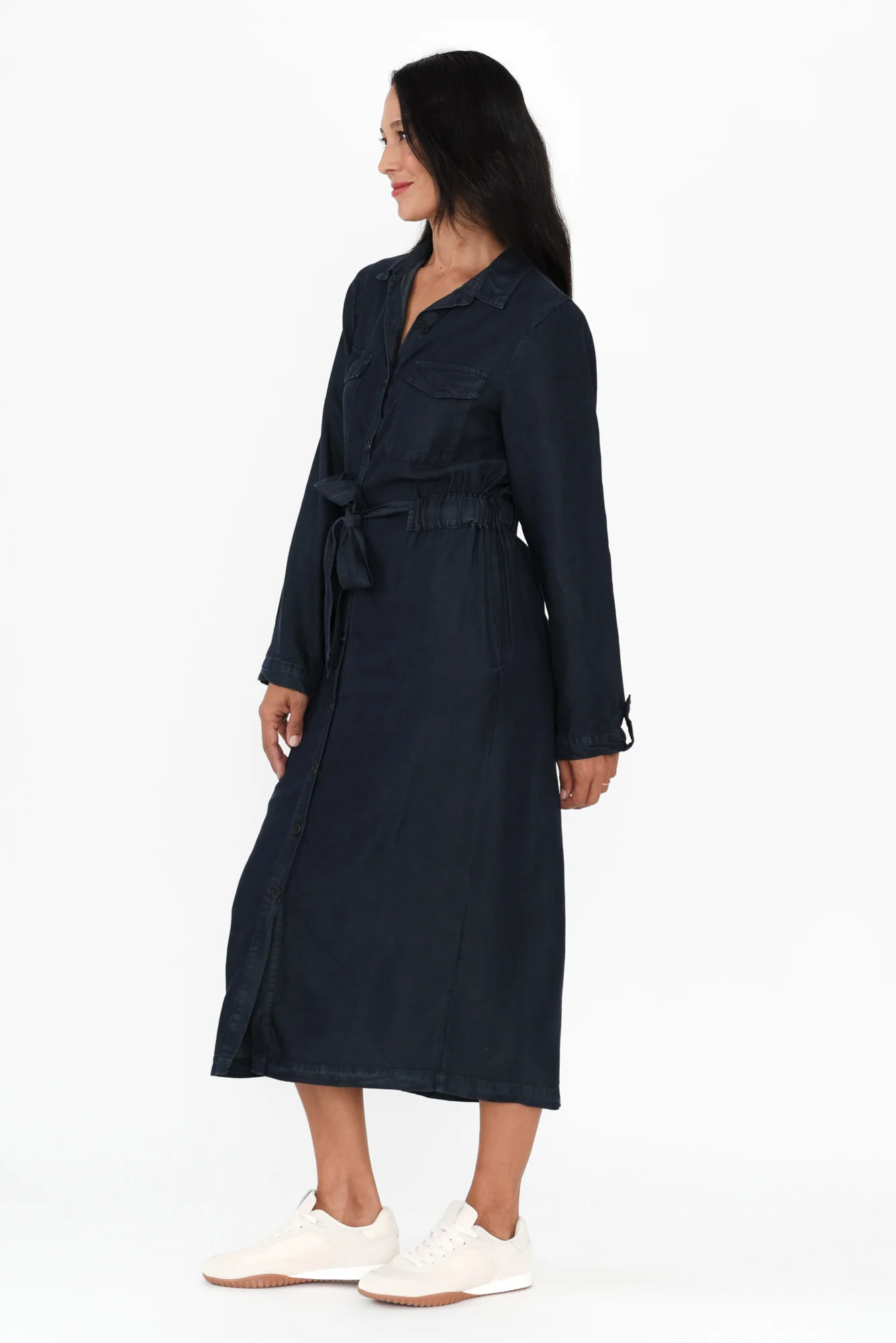 Betty Blue Lyocell Shirt Dress - Image 4