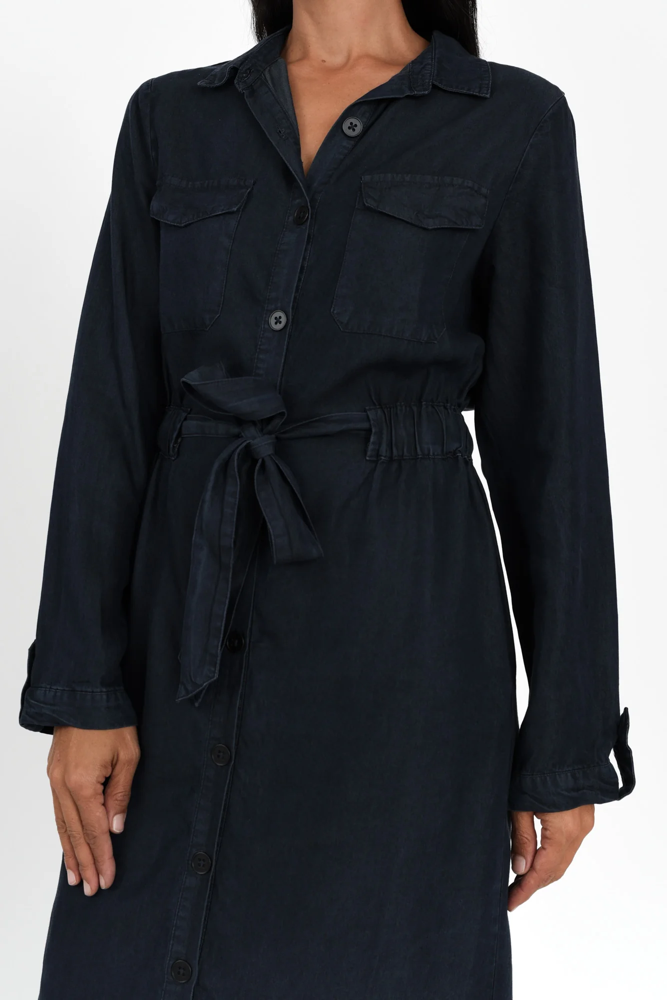 Betty Blue Lyocell Shirt Dress - Image 5