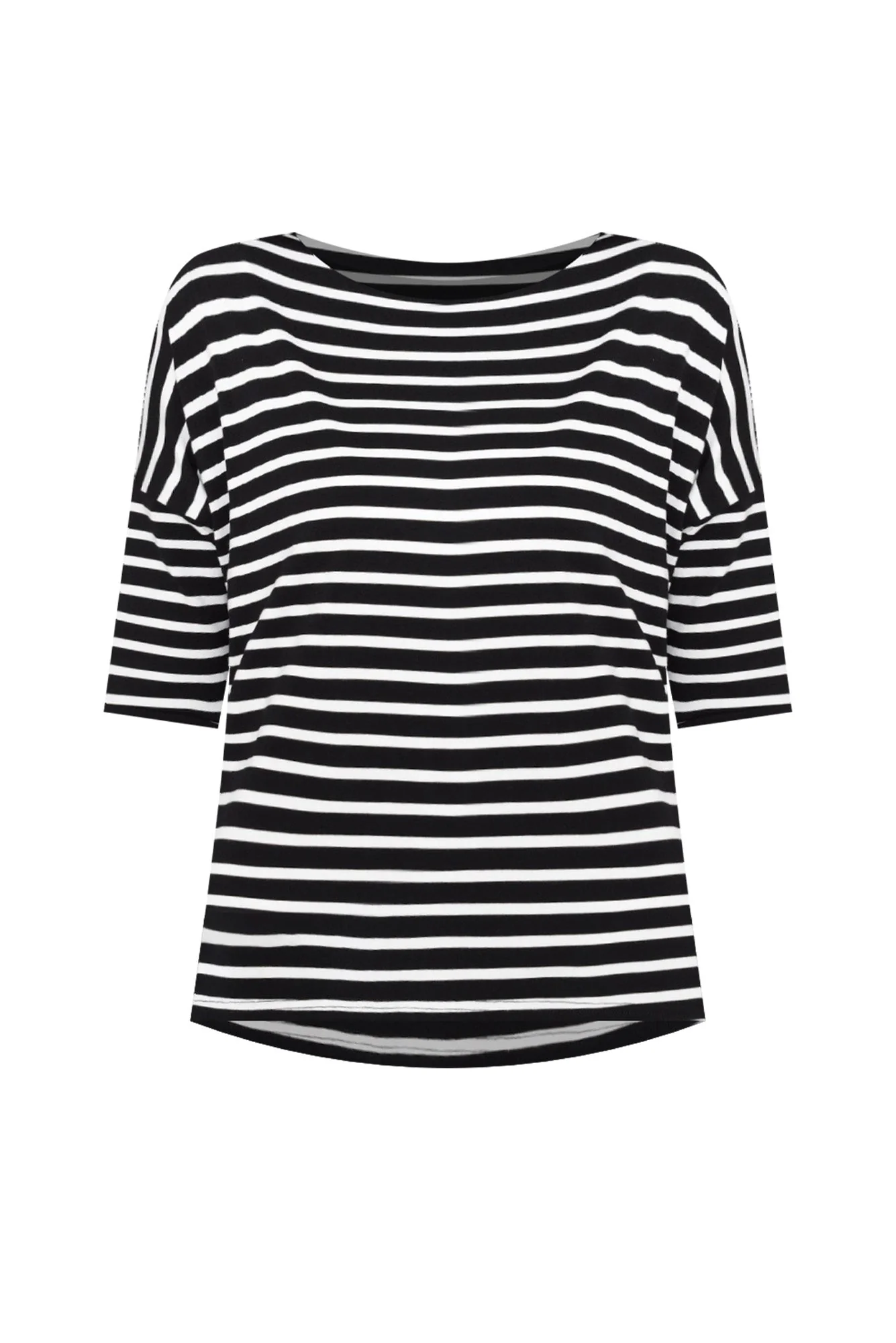 Camila Black Stripe Bamboo Top - Image 6