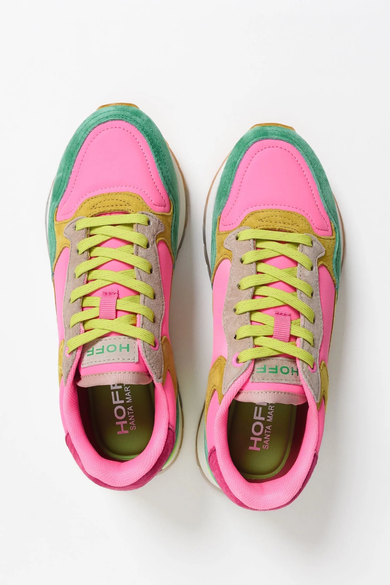 City Pink Multi Leather Sneaker - Image 4