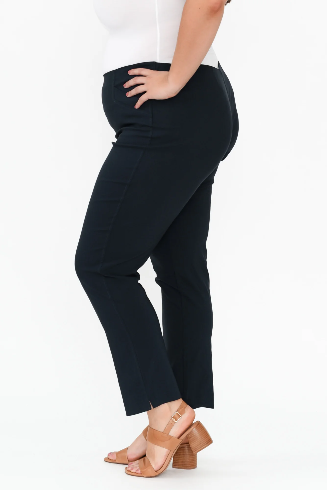 Cody Navy Stretch Pants - Image 9
