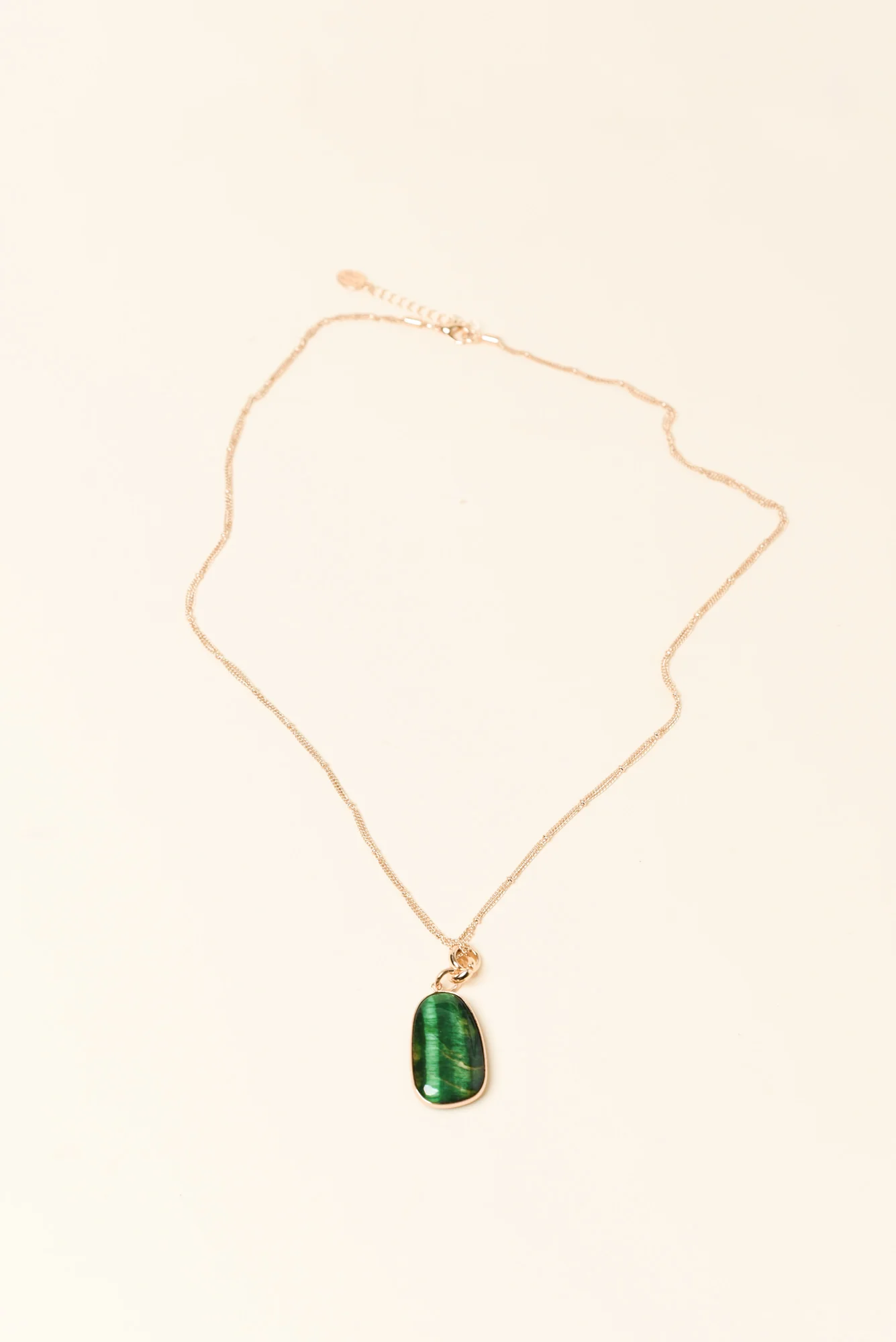 Fable Green Pendant Necklace