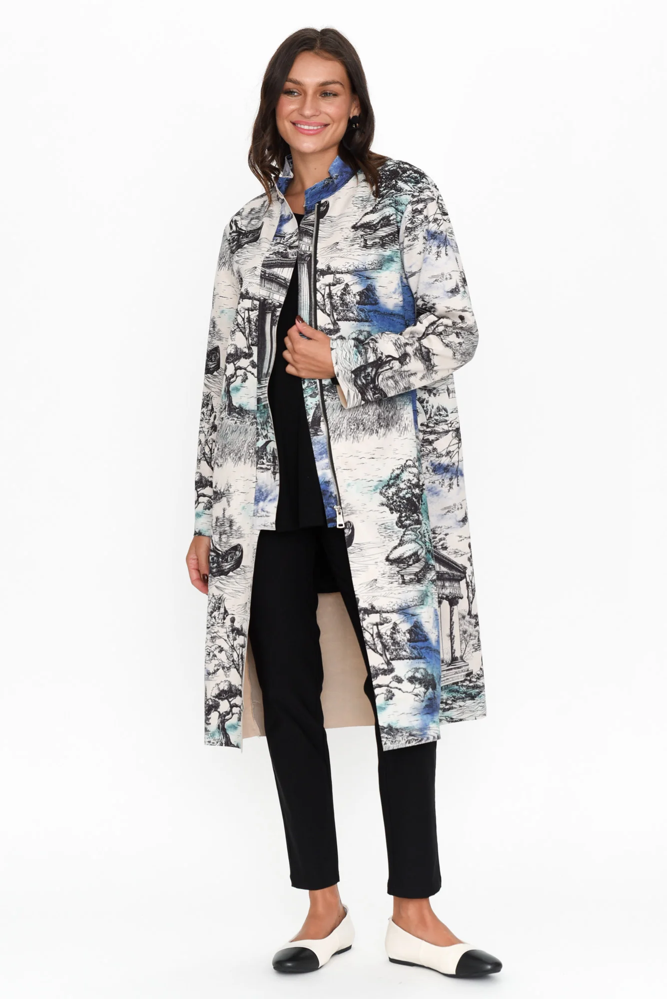 Fidel Blue Vista Coat - Image 7