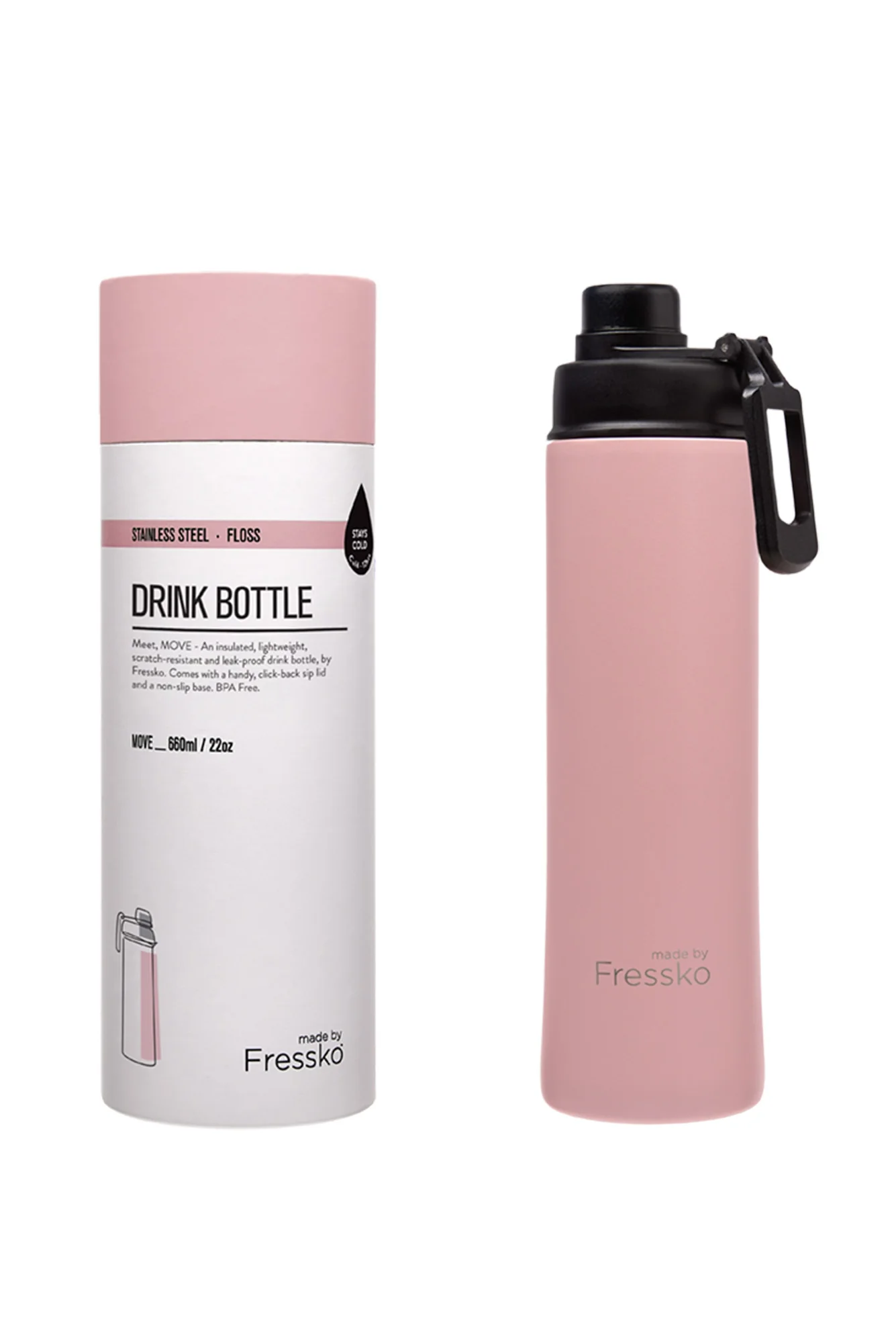 Fressko Floss 660ml Stainless Steel Water Bottle - Image 2