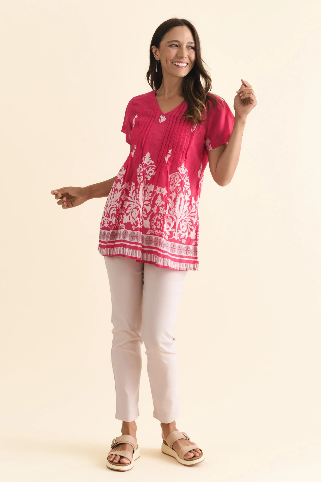 Giselle Blush Stretch Pants - Image 6