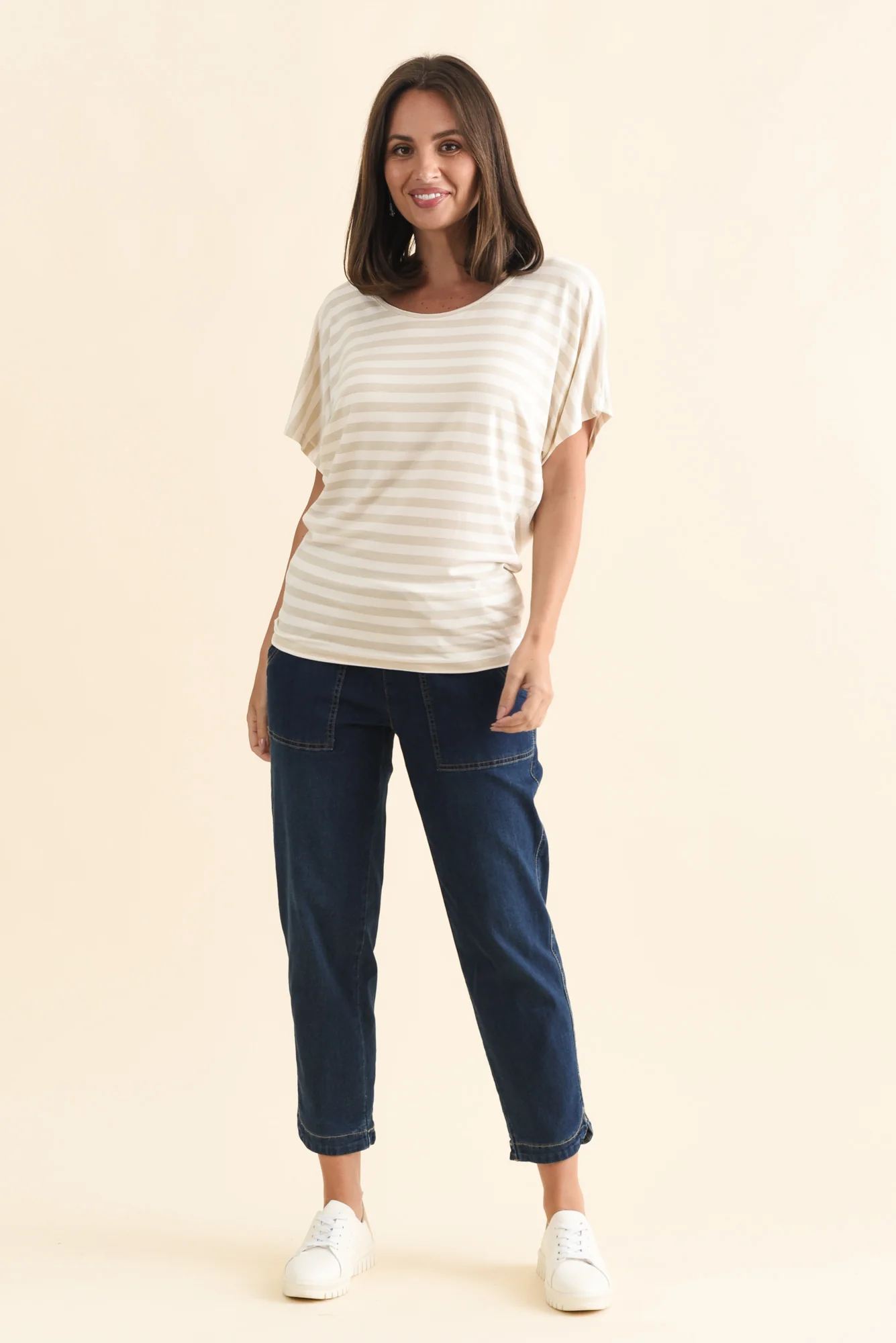 Gold Stripe Maui Tee - Image 6