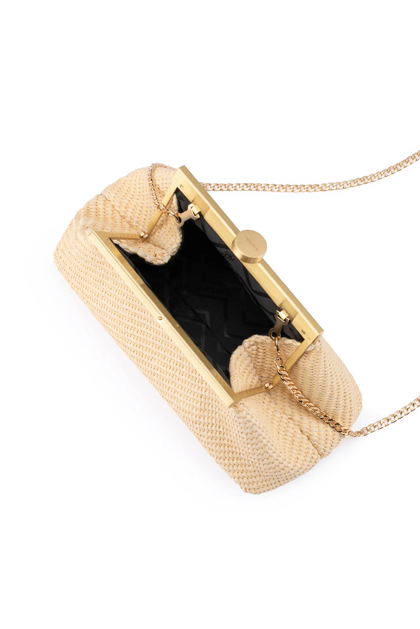 Hanna Natural Woven Clutch - Image 3