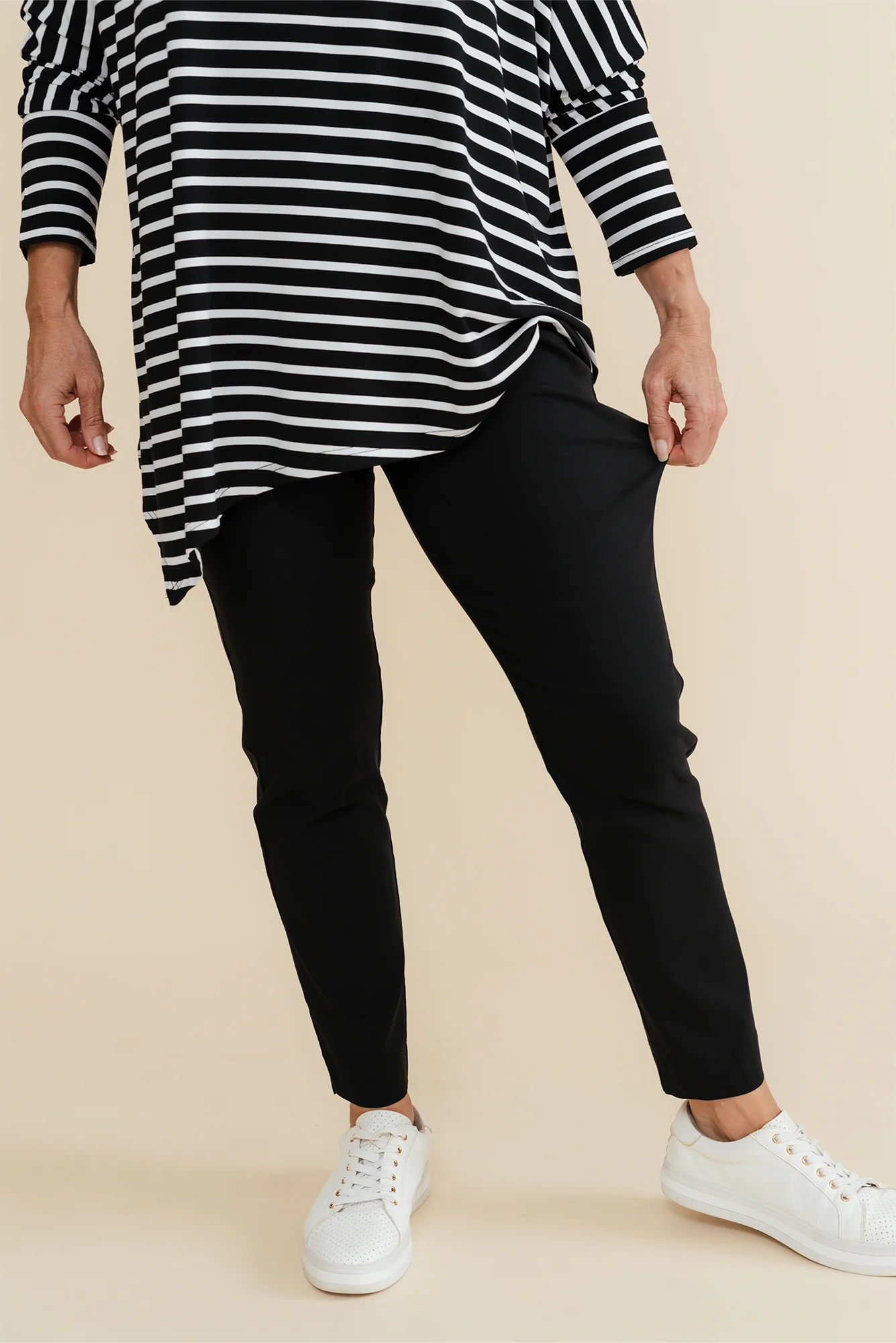 Harbour Black Stretch Pants