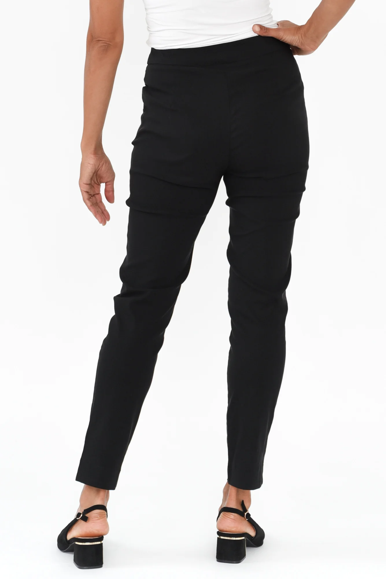 Harbour Black Stretch Pants - Image 6