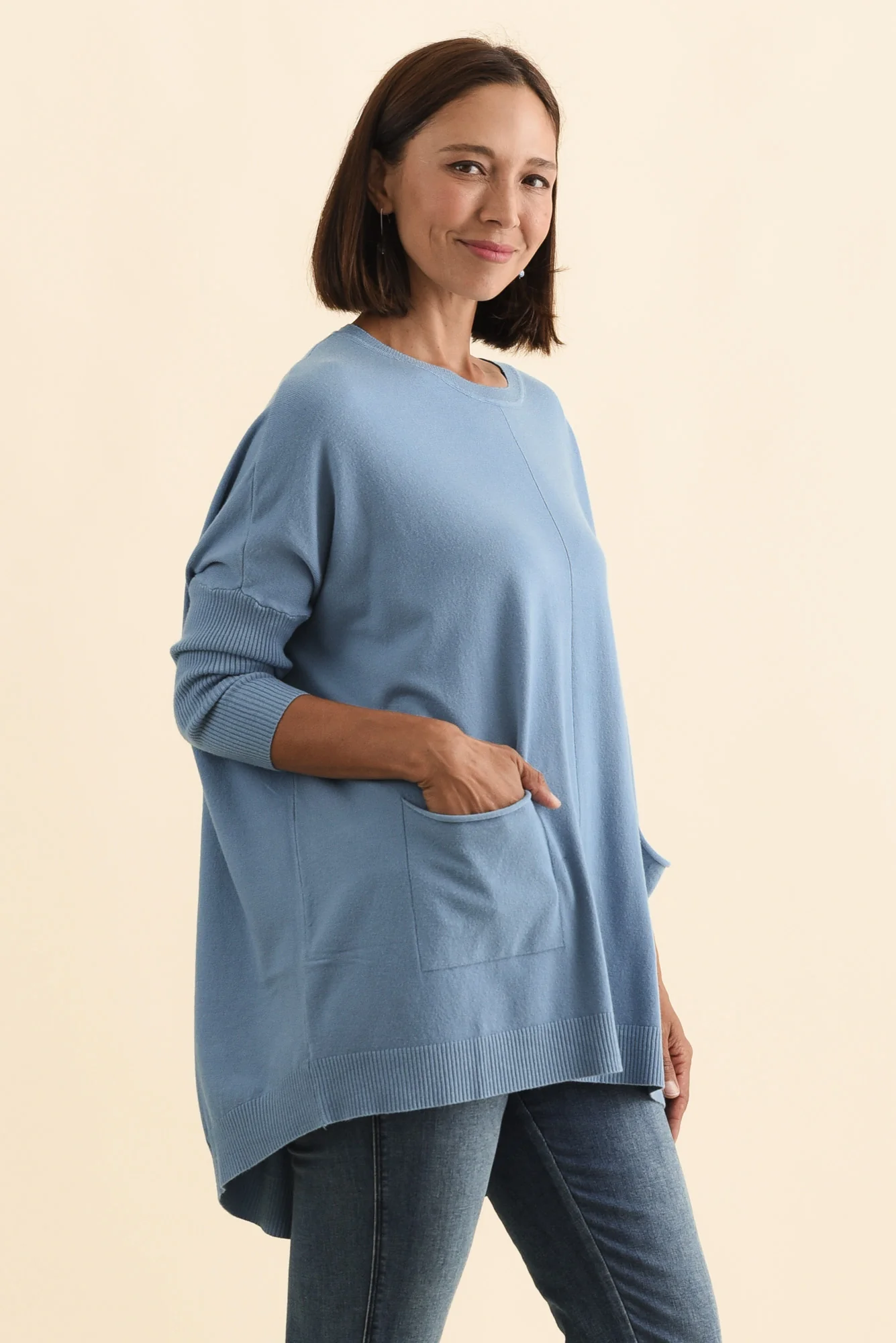 Helsinki Steel Knit Pocket Jumper - Image 3