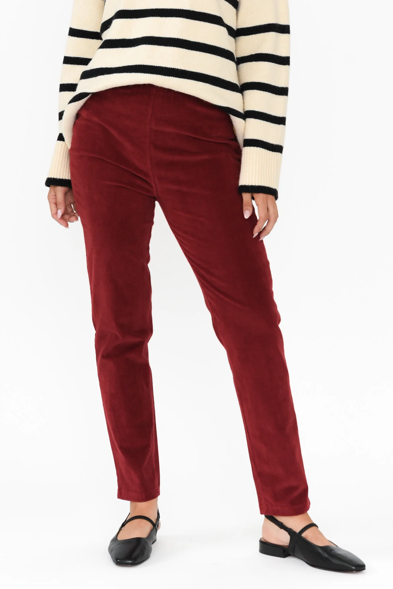 Jagger Rust Cotton Stretch Pants