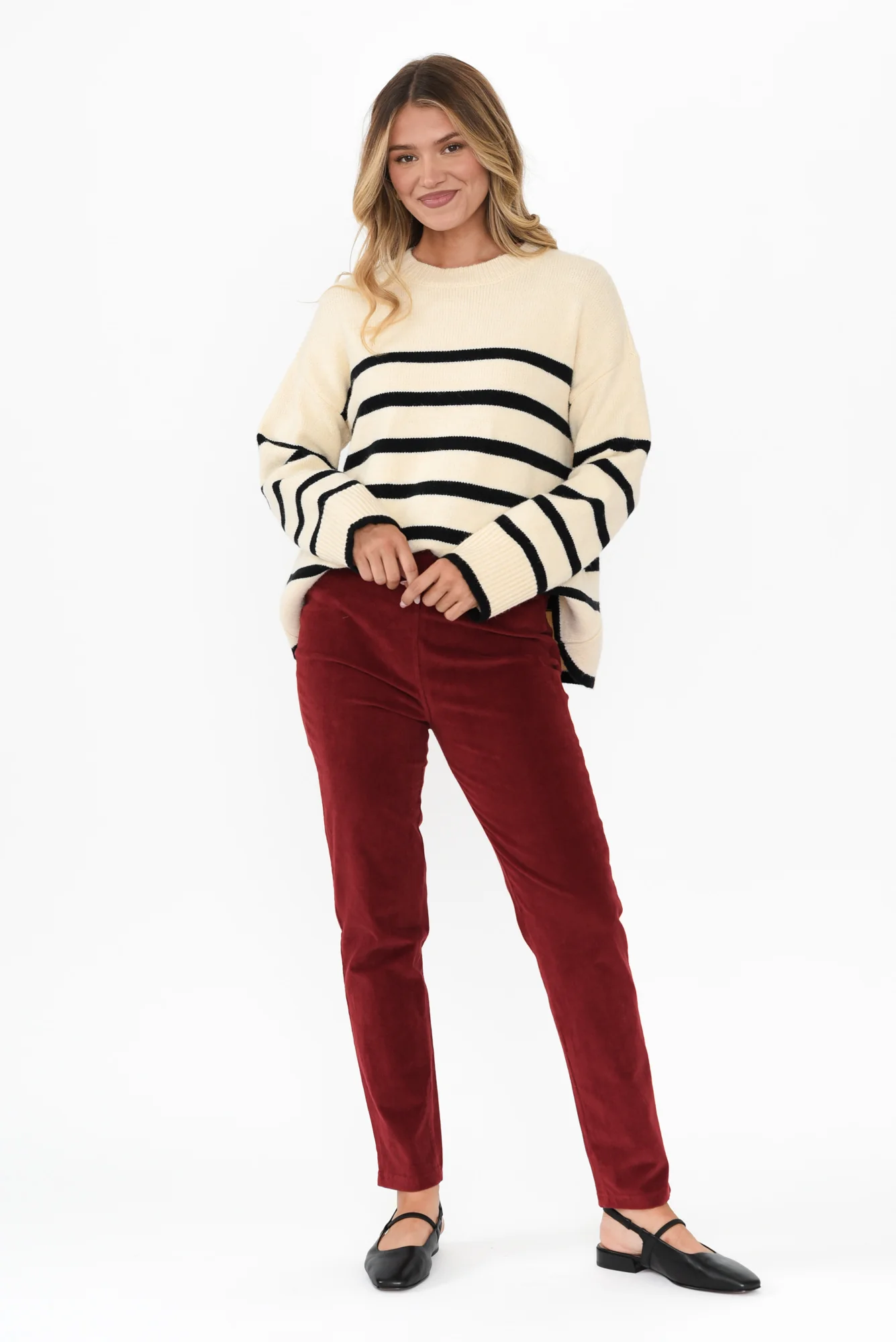 Jagger Rust Cotton Stretch Pants - Image 6
