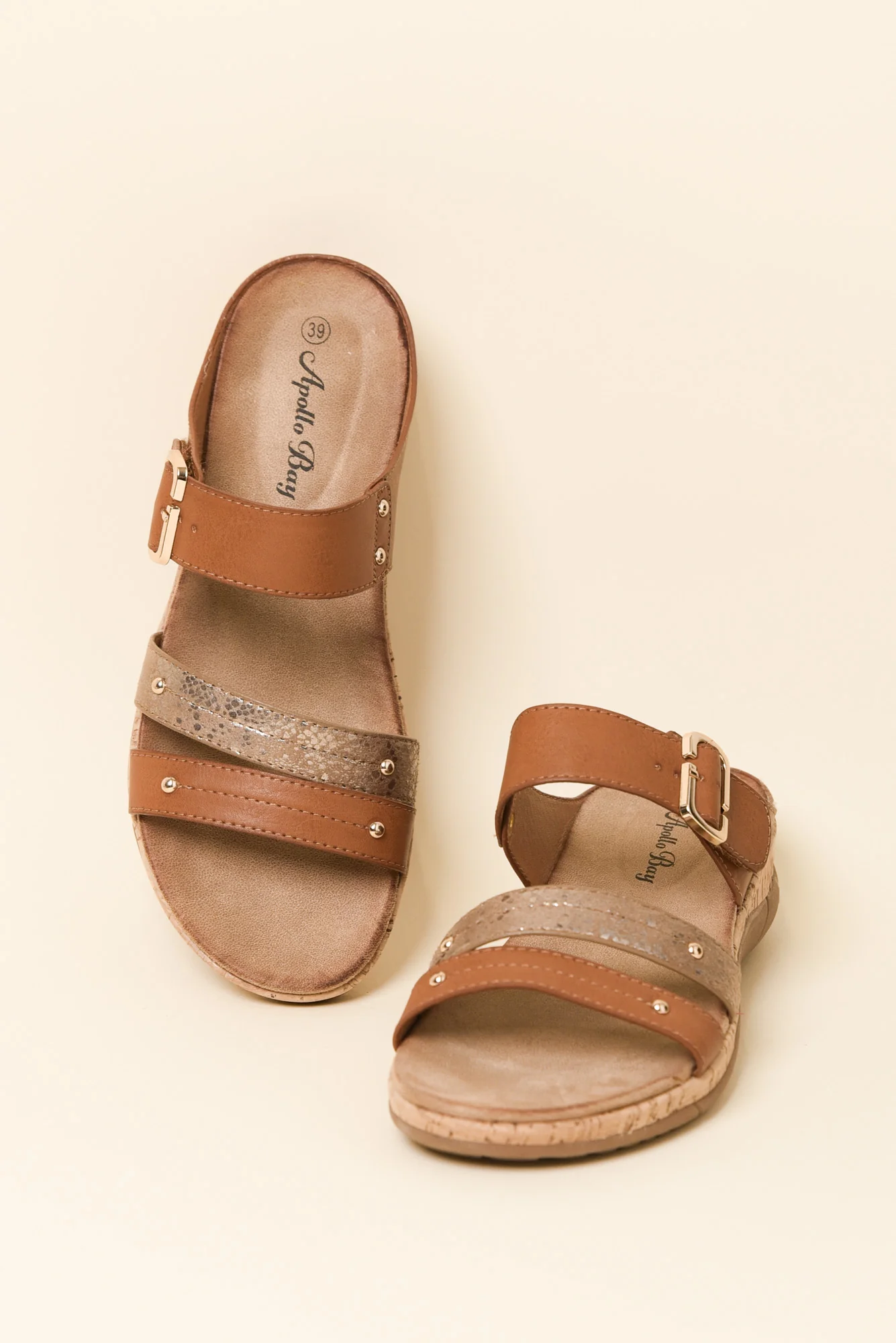 Kameron Tan Velcro Slide - Image 2