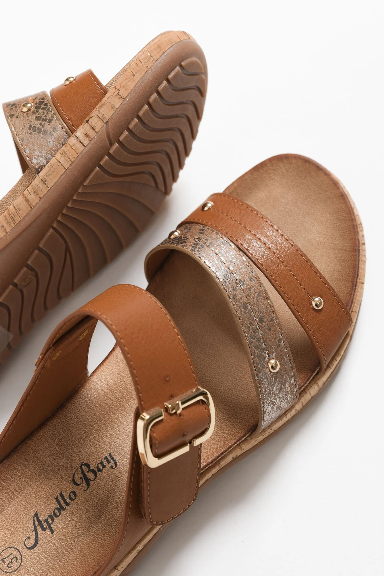 Kameron Tan Velcro Slide - Image 3