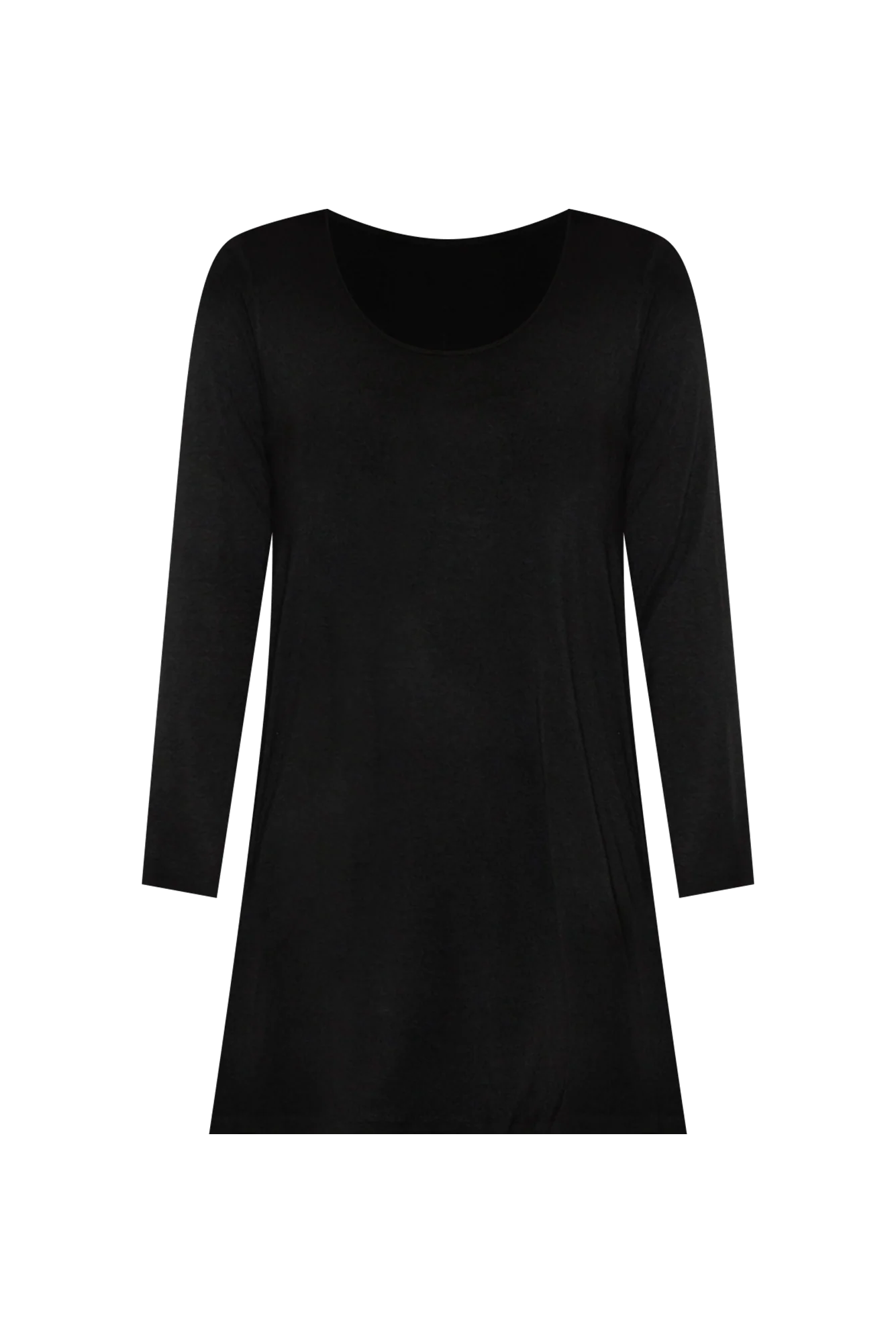 Leanne Black Bamboo Tunic Top - Image 4
