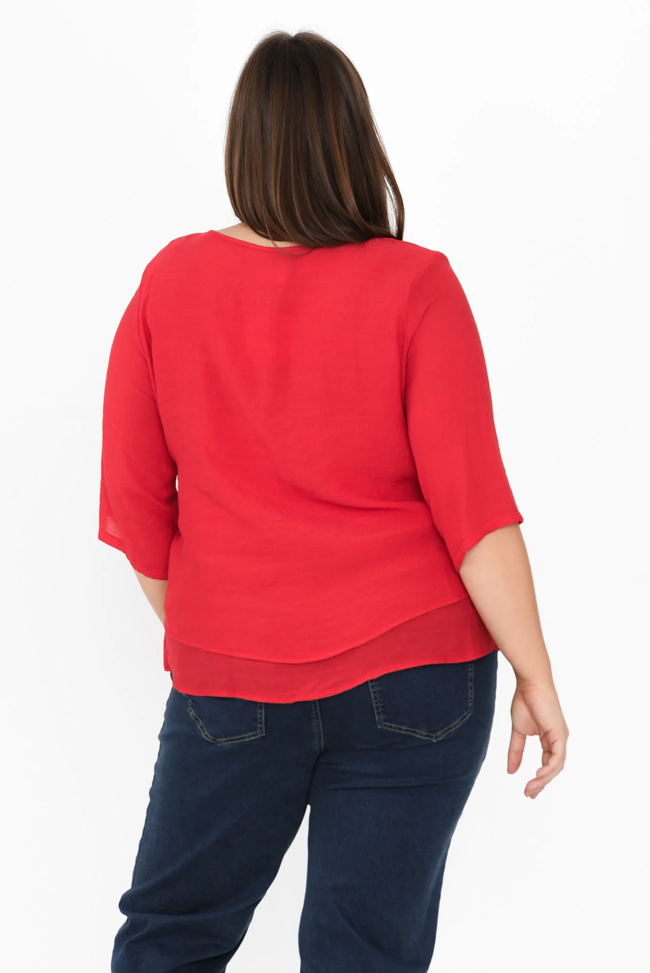 Liora Red Layered Top - Image 10