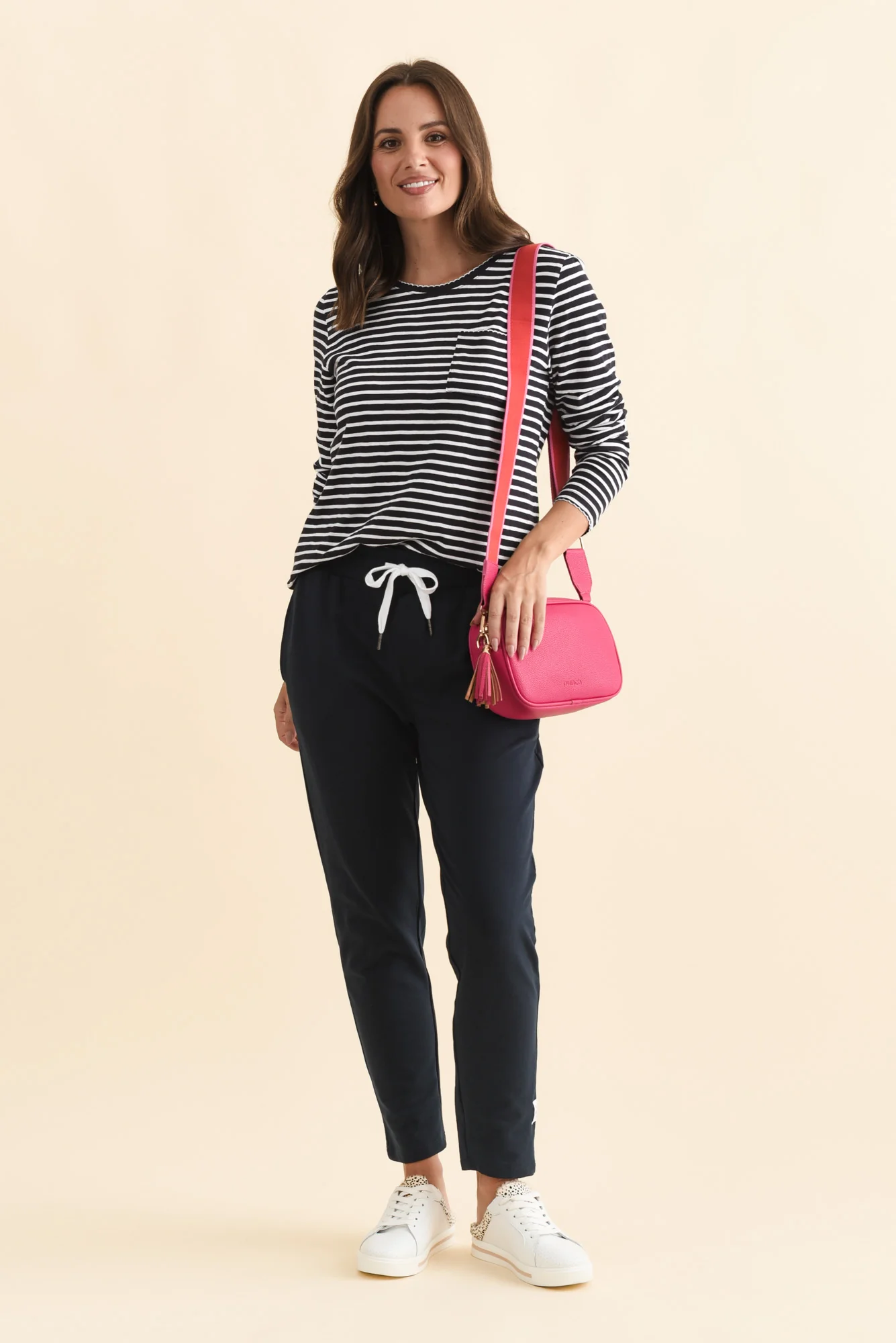 Lobby Navy Cotton Relaxed Sweatpants - Image 2
