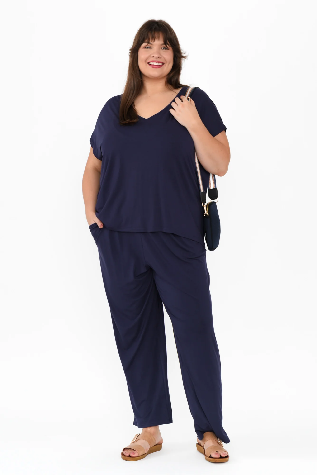 Lopez Navy Pocket Pants - Image 10