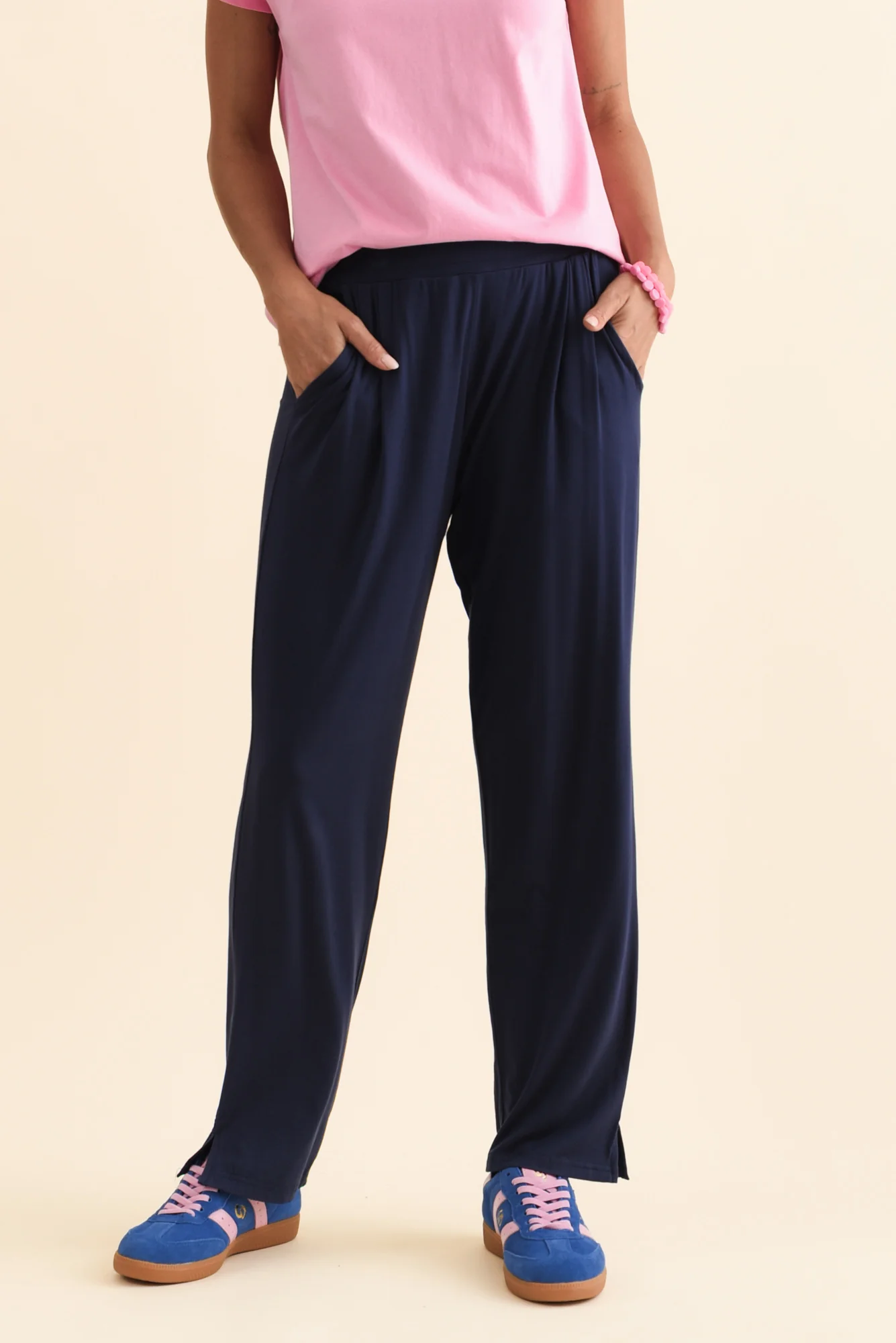 Lopez Navy Pocket Pants - Image 2