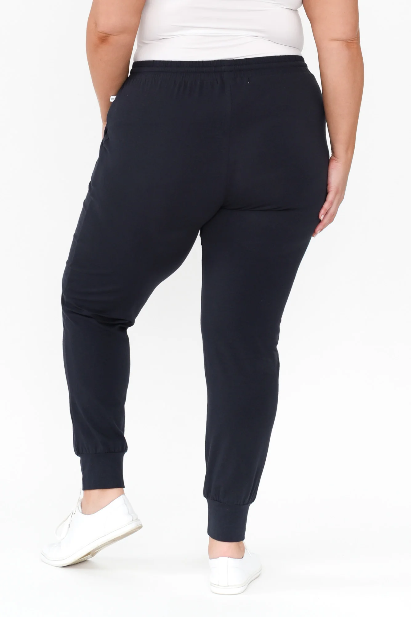 Navy Cotton Everyday Tie Sweatpants - Image 10