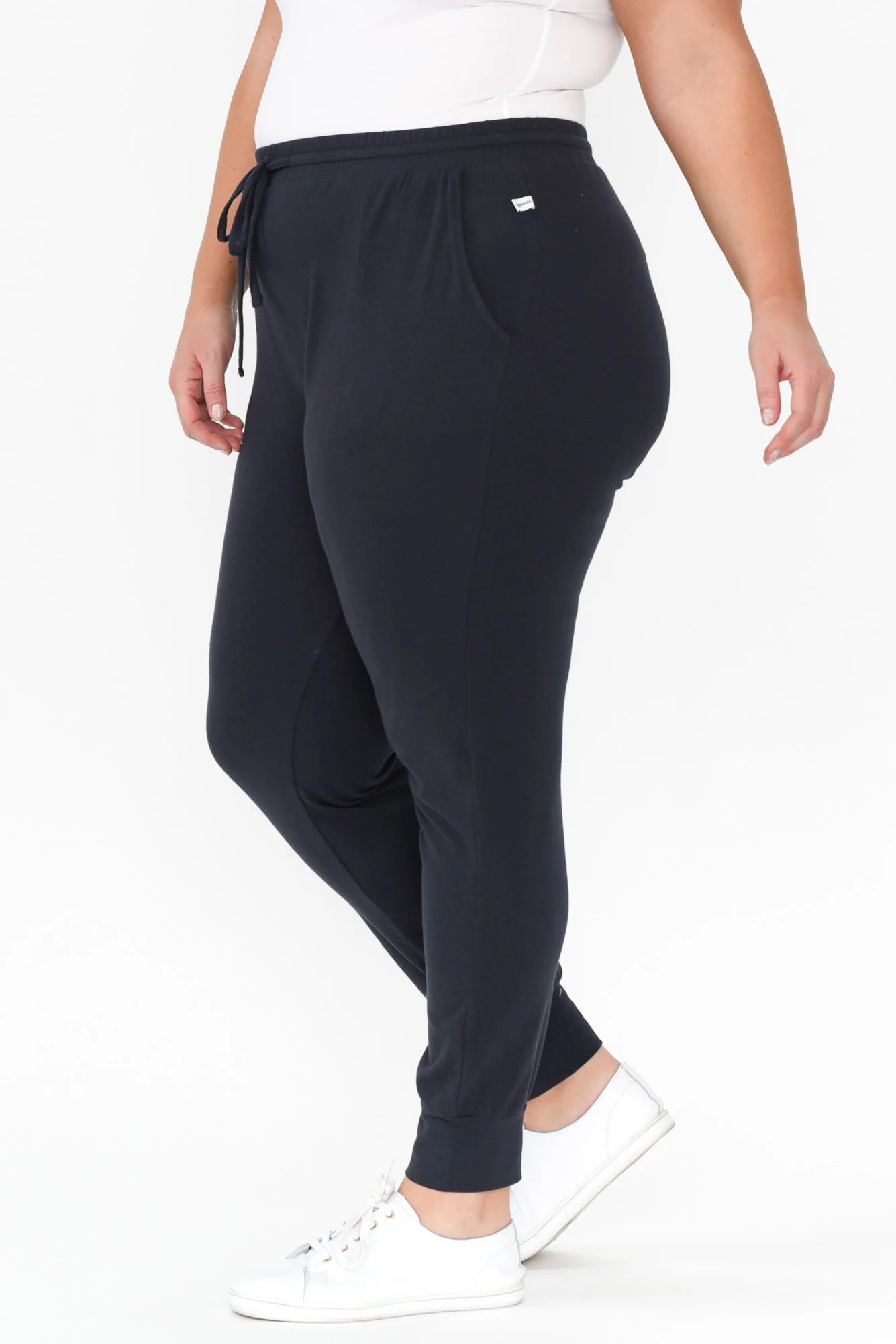 Navy Cotton Everyday Tie Sweatpants - Image 9