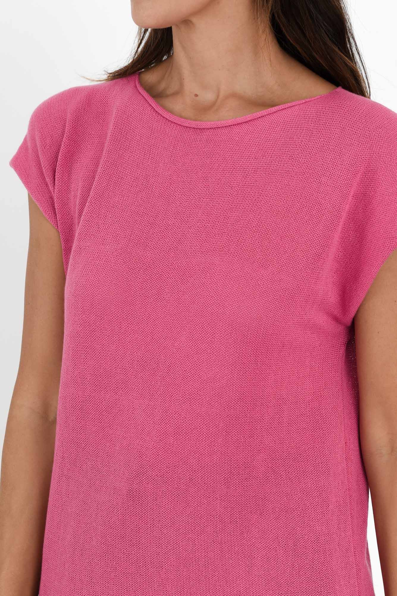 Ollie Pink Cotton Knit Tee - Image 6