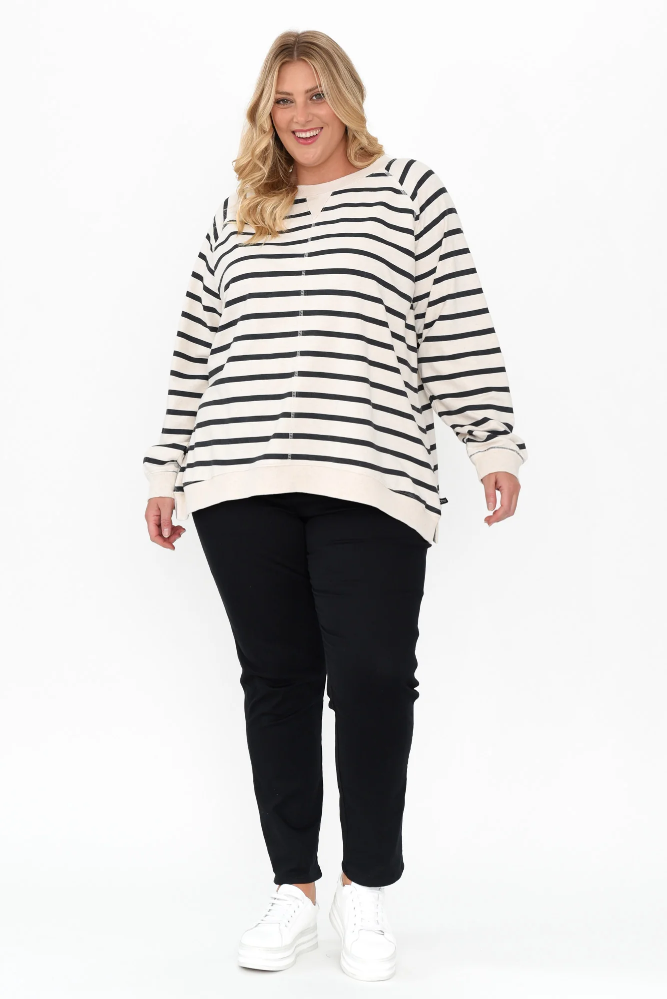 Reed Black Stretch Cotton Pants - Image 8