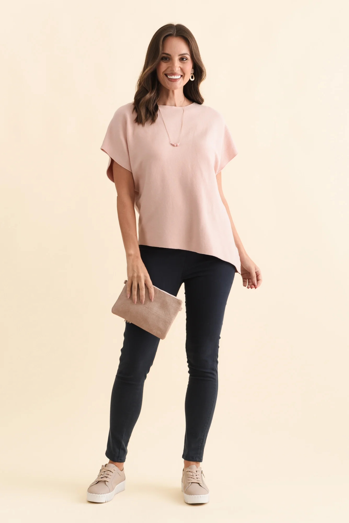Reed Navy Stretch Cotton Pants - Image 2