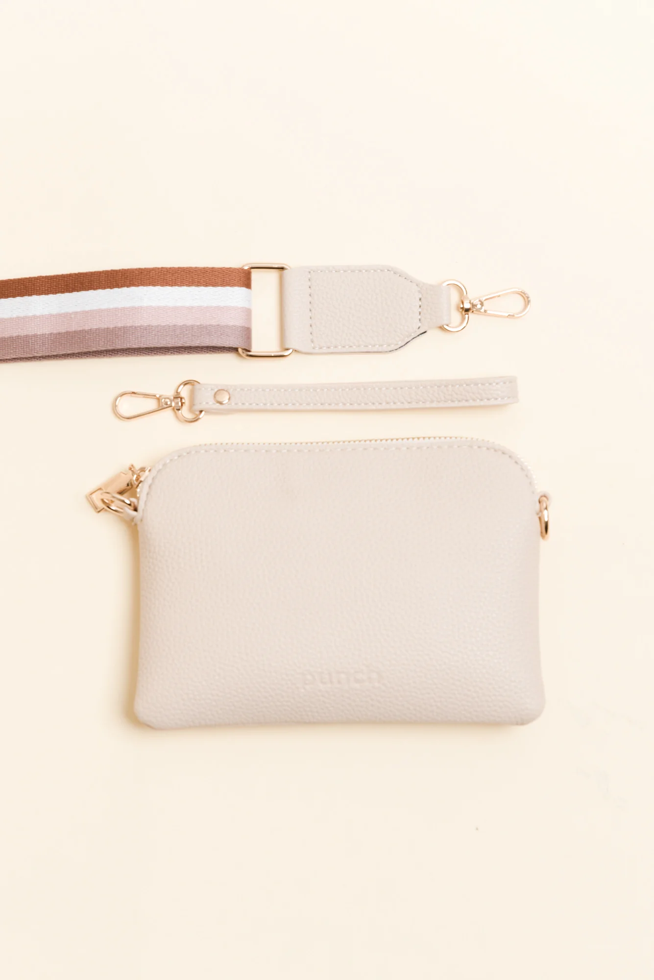 Sally Nude Mini Crossbody Bag