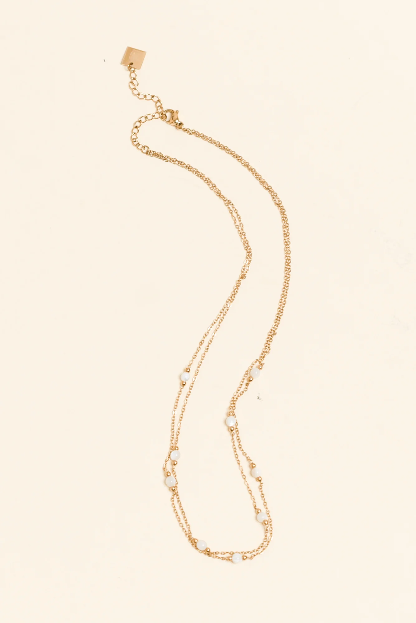 Shira Gold Plated Layered Necklace