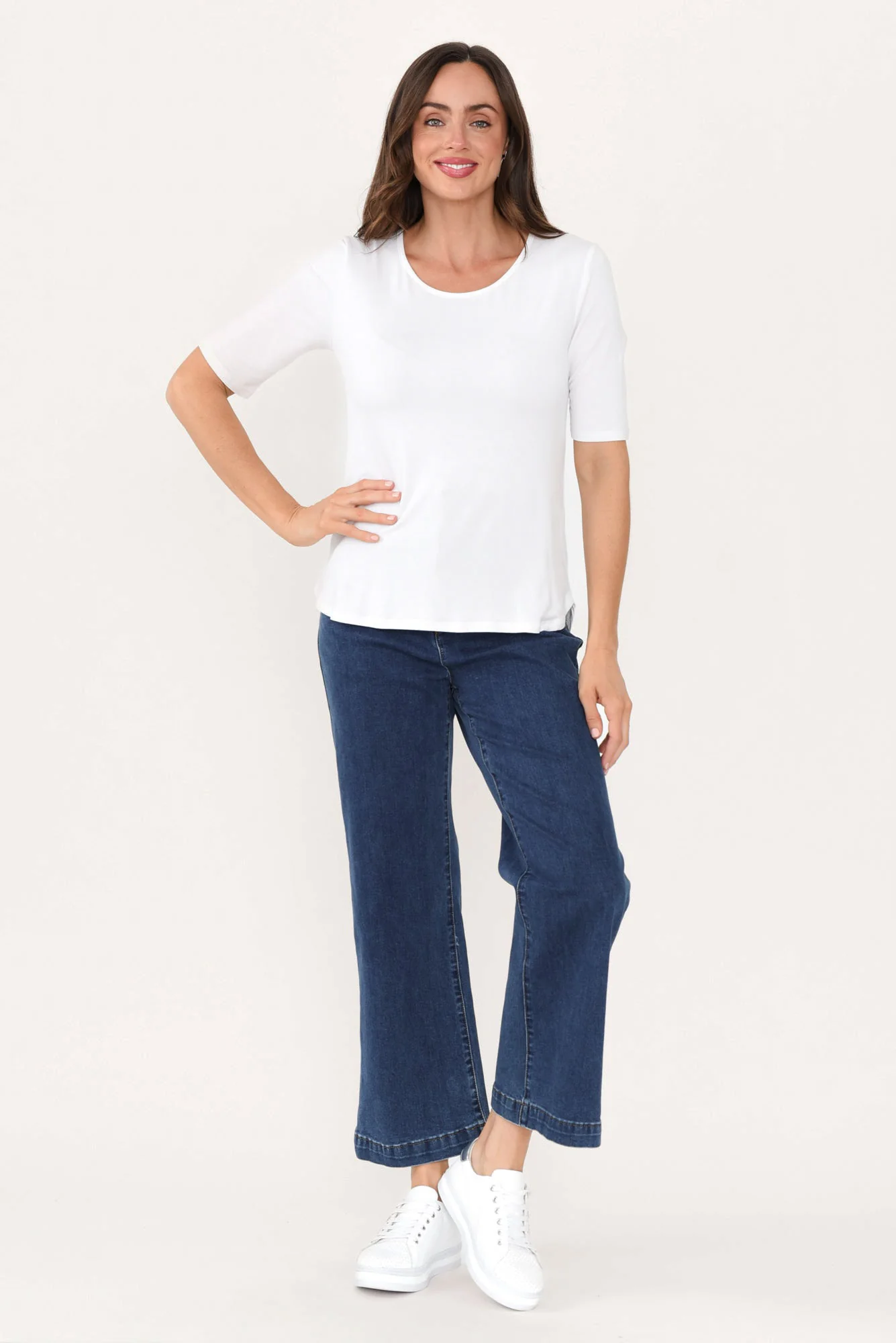 Sophie White Bamboo Top - Image 8