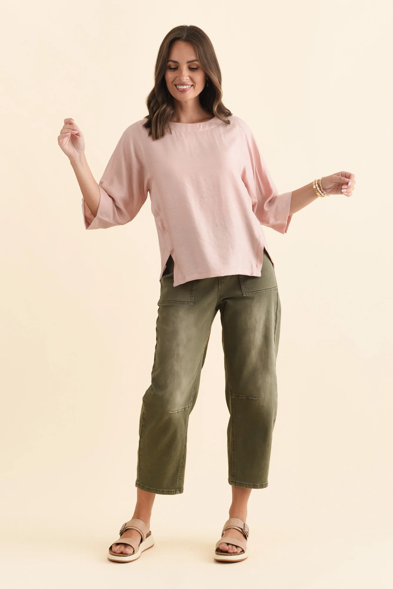 Tommy Blush Side Split Top - Image 2